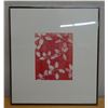 Image 1 : Plumeria Art Print by Artist Malena (?) '84, Marked #10, 16" x 20" Framed
