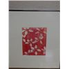 Image 2 : Plumeria Art Print by Artist Malena (?) '84, Marked #10, 16" x 20" Framed