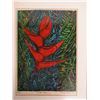 Image 2 : Lobster Claw Heliconia Lt. Ed. 14/30 Art by Tomas Belsky '92, 16" x 21"