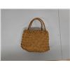 Image 3 : Qty 2 Woven Purses w/ Straps, Misc Sizes