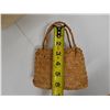 Image 6 : Qty 2 Woven Purses w/ Straps, Misc Sizes