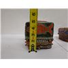 Image 13 : Qty 2 Square Beaded Trinket Boxes w/ Lids, 4" x 4" x 4.5"H