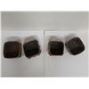 Image 4 : Qty 2 Square Beaded Trinket Boxes w/ Lids, 4" x 4" x 4.5"H