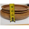 Image 7 : Two Woven Bowls & One Ceremonial Beaded Hat, Misc Sizes