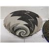 Image 9 : Two Woven Bowls & One Ceremonial Beaded Hat, Misc Sizes