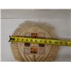 Image 12 : Qty 2 Hand-Woven Fans Approx. 12" x 14"L