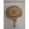 Image 3 : Qty 2 Hand-Woven Fans Approx. 12" x 14"L