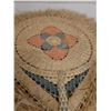 Image 4 : Qty 2 Hand-Woven Fans Approx. 12" x 14"L