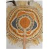 Image 10 : Qty 2 Hand-Woven Fans Approx. 8-9" x 13"L