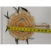 Image 14 : Qty 2 Hand-Woven Fans Approx. 8-9" x 13"L