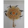 Image 9 : Qty 2 Hand-Woven Fans Approx. 8-9" x 13"L