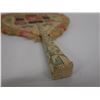 Image 12 : Qty 2 Hand-Woven Fans Approx. 9" x 14"L