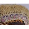 Image 5 : Qty 2 Hand-Woven Fans Approx. 9" x 14"L