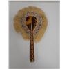 Image 6 : Qty 2 Hand-Woven Fans Approx. 9" x 14"L