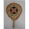 Image 9 : Qty 2 Hand-Woven Fans Approx. 9" x 14"L