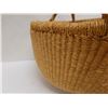 Image 5 : Large Oval Woven Basket w/ Handle 18" x 14" x 15"H