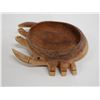 Image 3 : Wooden Crab Shaped Bowl 7" x 7" x 2"