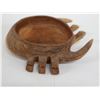 Image 5 : Wooden Crab Shaped Bowl 7" x 7" x 2"