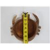 Image 8 : Wooden Crab Shaped Bowl 7" x 7" x 2"