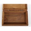 Image 4 : Carved Wooden Box w/ Hinged Lid 10" x 6" x 2.5"
