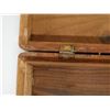 Image 5 : Carved Wooden Box w/ Hinged Lid 10" x 6" x 2.5"