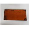 Image 7 : Carved Wooden Box & Contents (misc hair accessories) 13" x 7 X 2.5"H