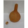 Image 14 : Qty 2 Carved, Hollow Gourd Containers w/ Stopper, Misc Sizes