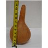 Image 18 : Qty 2 Carved, Hollow Gourd Containers w/ Stopper, Misc Sizes