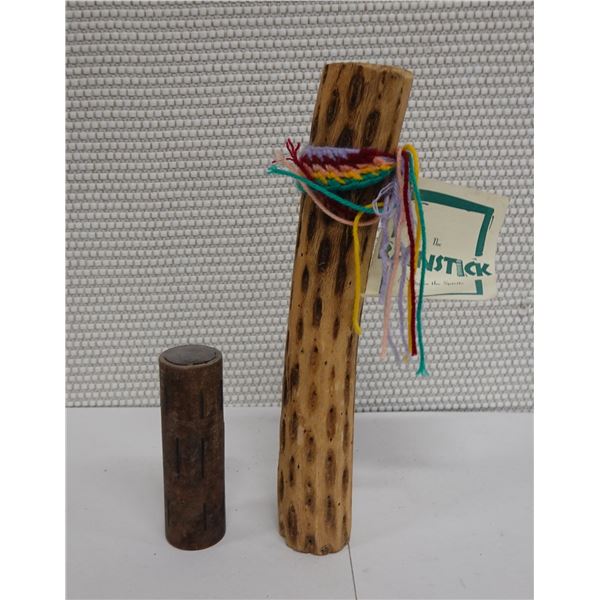 Dried Cactus Rainstick "Song to the Spirits" & Cylinder, Misc Sizes