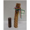 Image 1 : Dried Cactus Rainstick "Song to the Spirits" & Cylinder, Misc Sizes