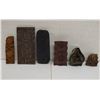 Image 1 : Qty 6  Hand Carved Wooden Printing Blocks for Artwork, Misc Sizes