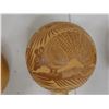 Image 4 : Qty 3 Carved Maracas Gourds Percussion Rattle Instruments, Misc Sizes