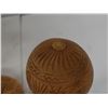 Image 9 : Qty 3 Carved Maracas Gourds Percussion Rattle Instruments, Misc Sizes