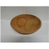 Image 3 : Large Carved Wooden Bowl 16" Dia, 5"H