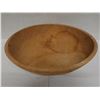 Image 6 : Large Carved Wooden Bowl 16" Dia, 5"H