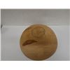 Image 7 : Large Carved Wooden Bowl 16" Dia, 5"H