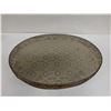 Image 3 : Carved Metal Serving Tray w/ Floral Design & 2 Handles 19" x 13" x 2"H