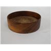 Image 3 : Round Wooden Coaster/Block Marked Koa, Kona Hawaii 1986 w/ Signature 4.5" Dia, 1.75"H