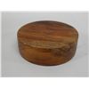 Image 6 : Round Wooden Coaster/Block Marked Koa, Kona Hawaii 1986 w/ Signature 4.5" Dia, 1.75"H
