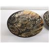Image 3 : Qty 2 Carved Bowls w/ Inlaid Paisley Design Approx. 7.5" Dia, 1.75"H