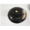 Image 5 : Qty 2 Carved Bowls w/ Inlaid Paisley Design Approx. 7.5" Dia, 1.75"H