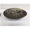 Image 8 : Qty 2 Carved Bowls w/ Inlaid Paisley Design Approx. 7.5" Dia, 1.75"H