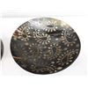Image 9 : Qty 2 Carved Bowls w/ Inlaid Paisley Design Approx. 7.5" Dia, 1.75"H