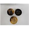 Image 2 : Qty 3 Handcrafted Bowls, Misc Sizes