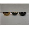 Image 3 : Qty 3 Handcrafted Bowls, Misc Sizes