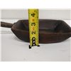 Image 11 : Wooden Tray or Scoop w/ Handle 11" x 6.5" x 2"H