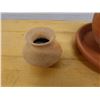 Image 3 : Thai Earthenware Kendi Water Vessel on Base & Small Jar, Misc Sizes
