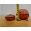 Image 13 : Qty 2 Japan Betel Boxes w/ Lids, Misc Sizes