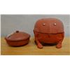Image 1 : Qty 2 Japan Betel Boxes w/ Lids, Misc Sizes