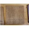 Image 5 : Qty 3 Yarn Folk Art on Wood, Signed by Artist 8" x 8"